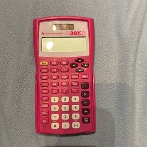 Pink Texas Instruments TI-30XIIS calculator
